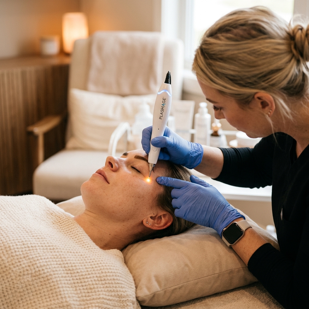 Jato de Plasma Facial